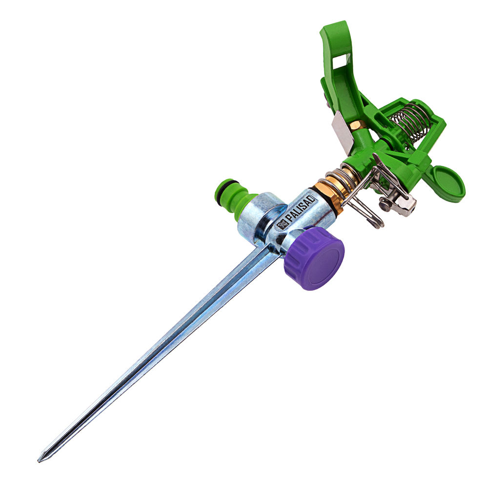 Разбрызгиватель латунный, импульсный, с регулировкой угла горизонт распыления до 26 м Palisad (65412)