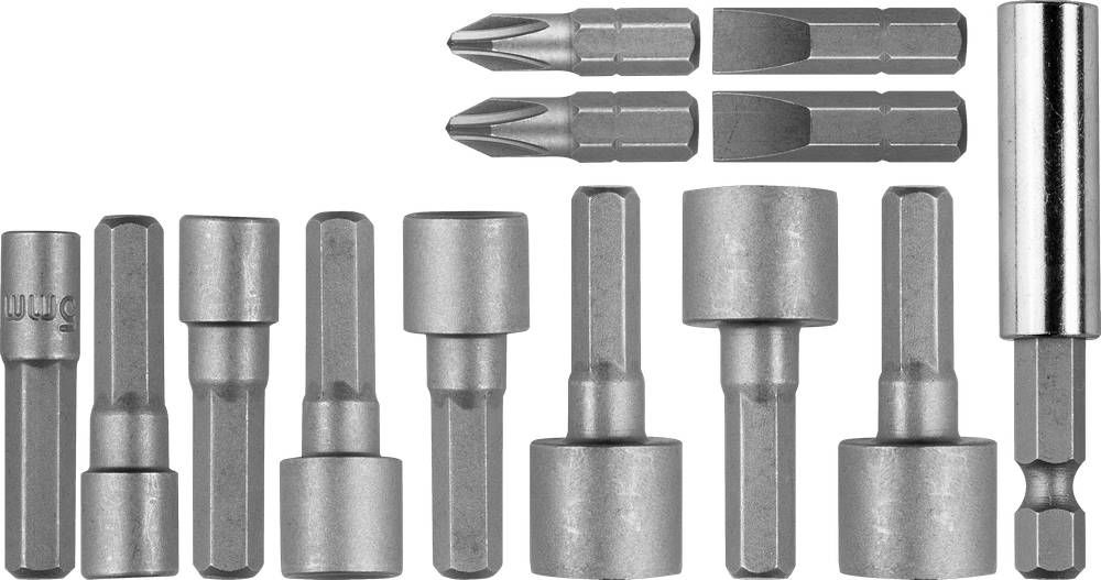 Набор бит и торцевых головок 13 шт Professional STAYER 2611-H13
