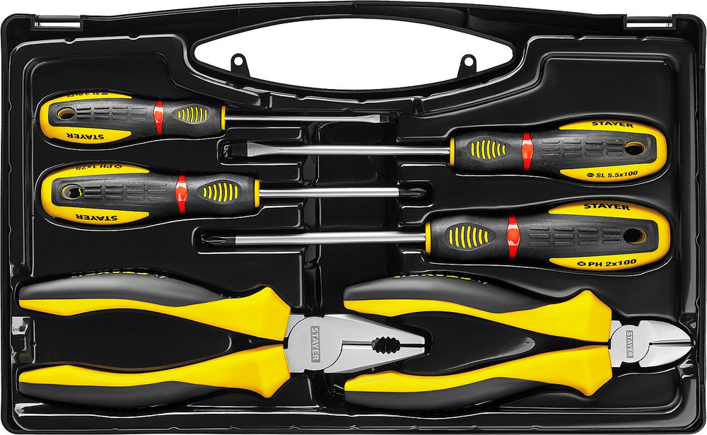 Набор губцевого инструмента Hercules, 6 предм. STAYER 2202-H6