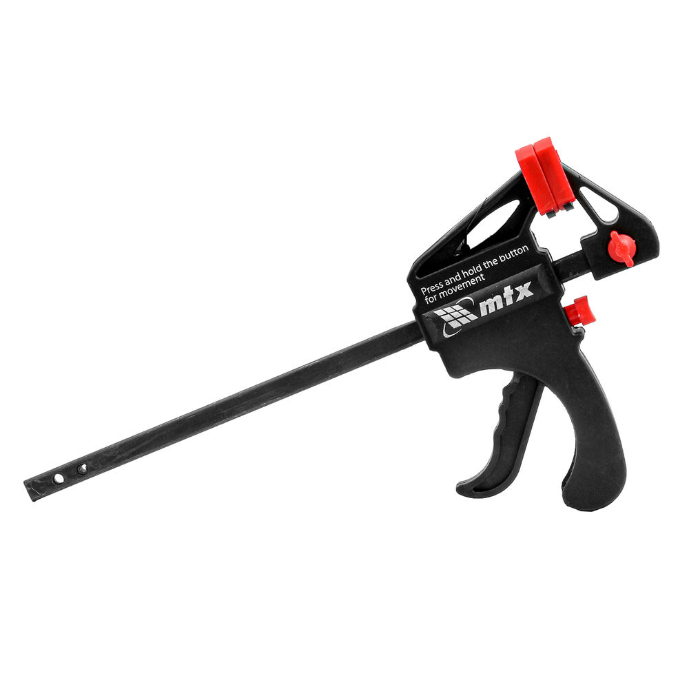 Струбцина универсальная F-образная, 150 х 265 х 45 мм, пластиковый корпус MTX (205619)