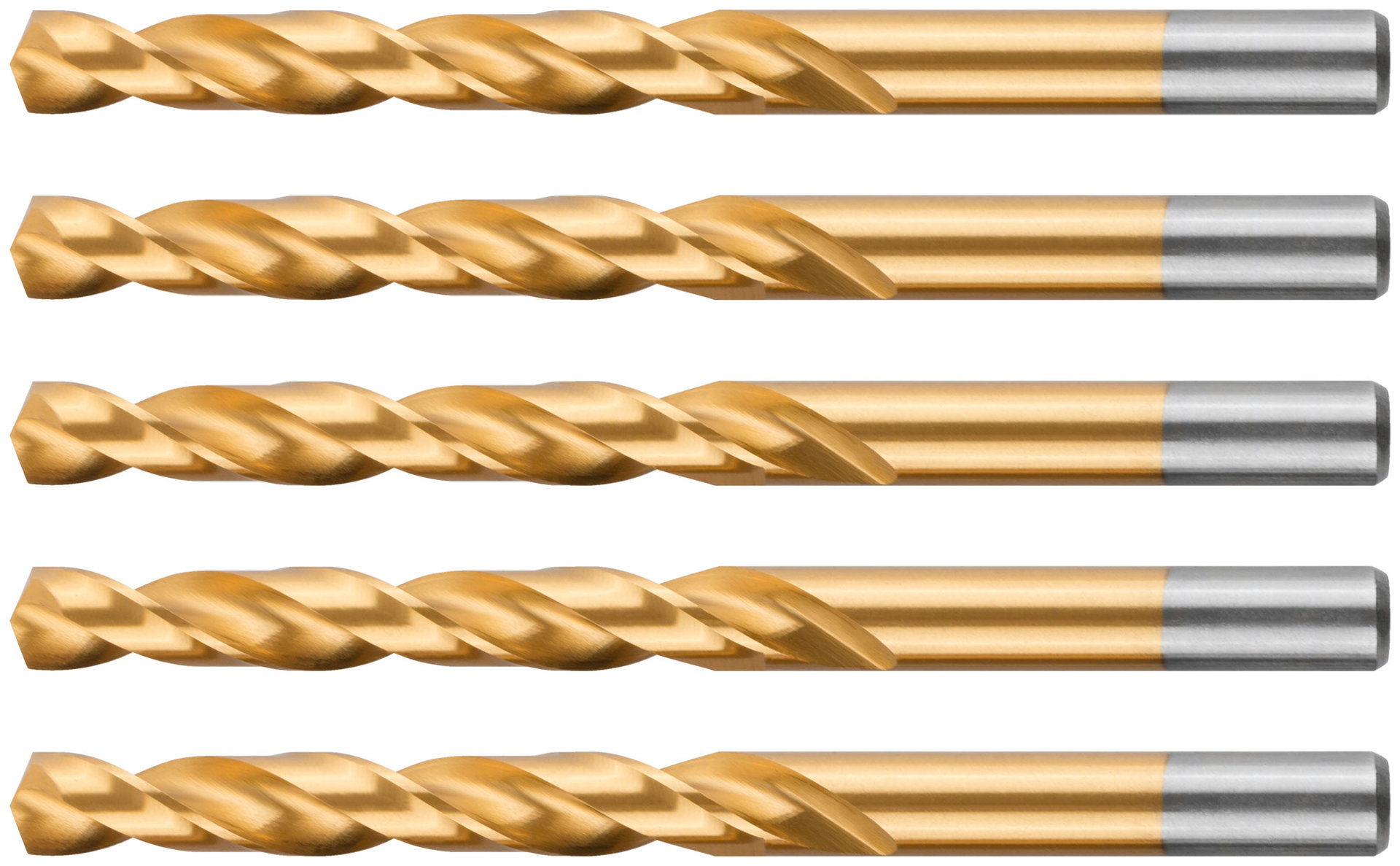 Сверло по металлу Cutop Profi с титановым покрытием, 9,5х125 мм (5 шт) (52-456)