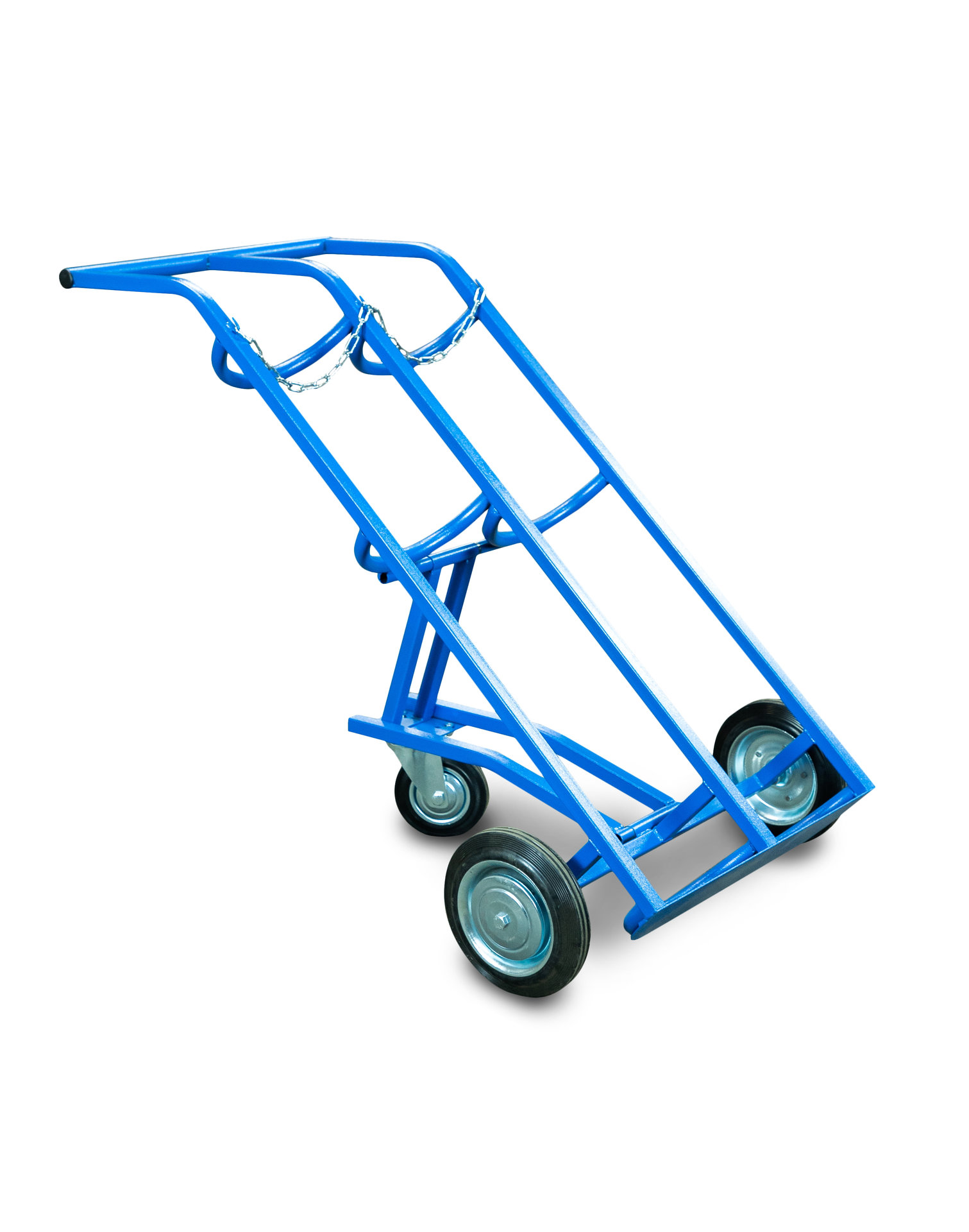 Тележка для газовых баллонов TOR ГБ-2, 2 баллона (250 литые колеса + 160 поворотное) (1012419)