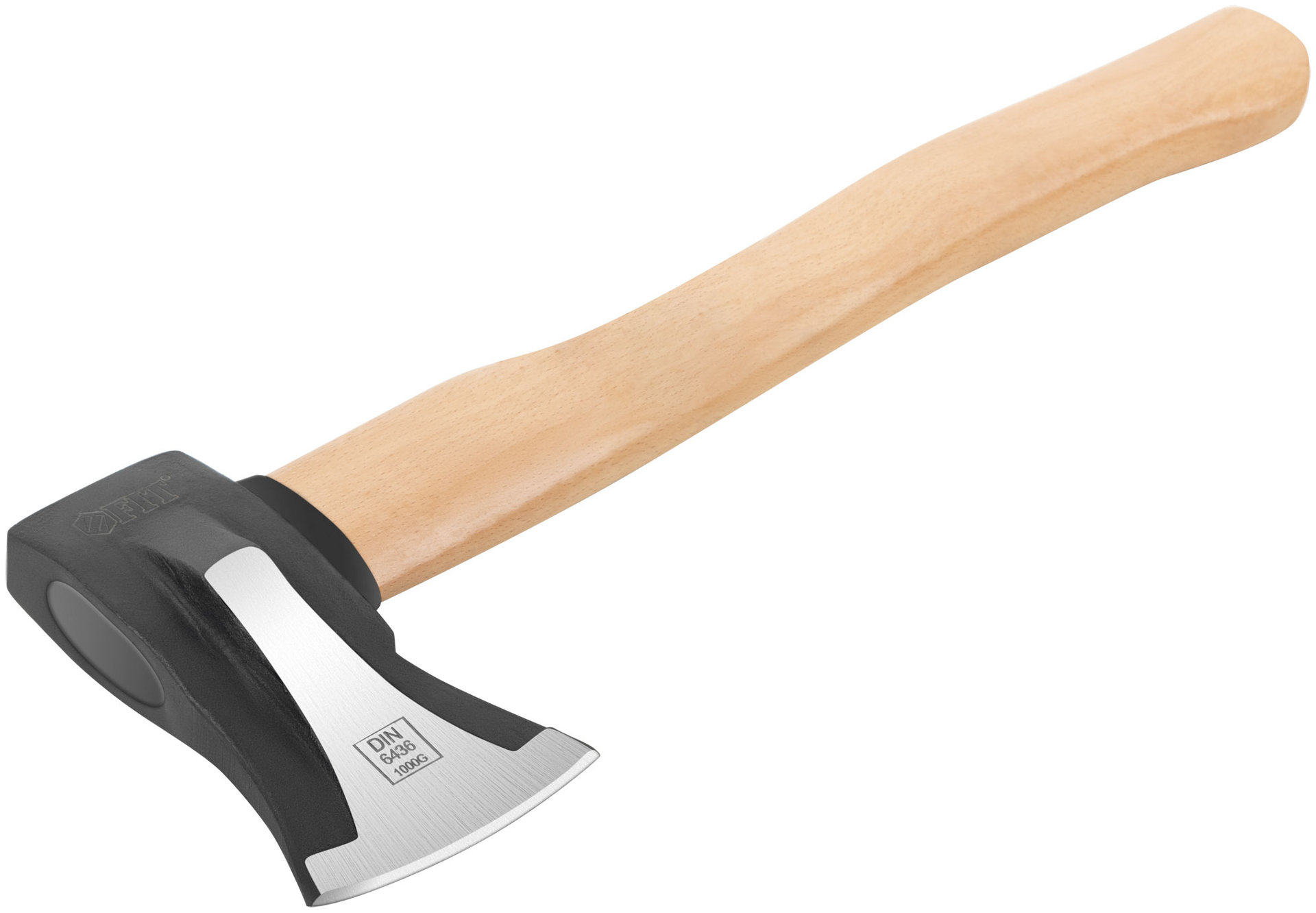 Топор-колун ушастый кованый, деревянная ручка 1000 гр.