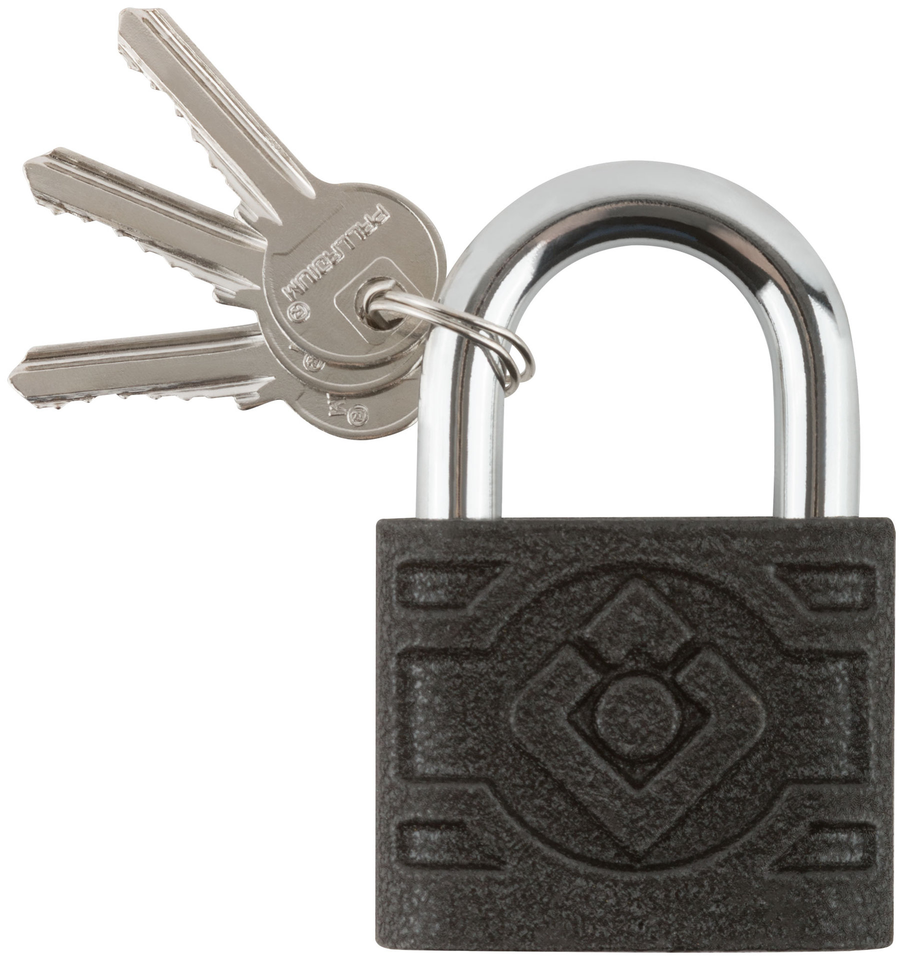 Замок навесной чугунный корпус PALLADIUM (305F ) 60х45 мм, стальная дужка 10 мм (67082)