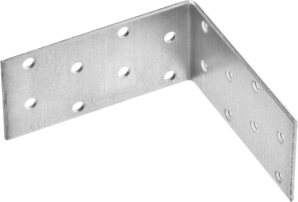 Крепежный уголок равносторонний УКР-2.0 40 x 80 x 80 x 2 мм, цинк ЗУБР 310206-040-080