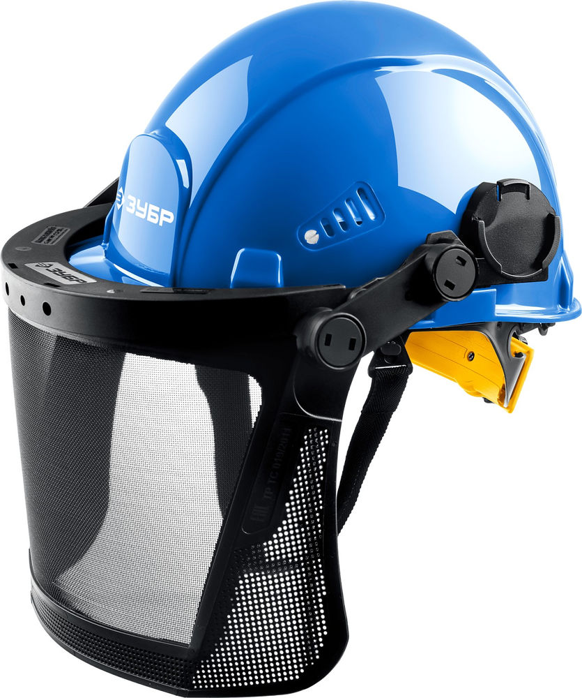 Щиток лицевой защитный ЗАСЛОН-С экран 190 x 339 мм из мелкоячеистой сетки для крепления на каске ЗУБР Профессионал 110855