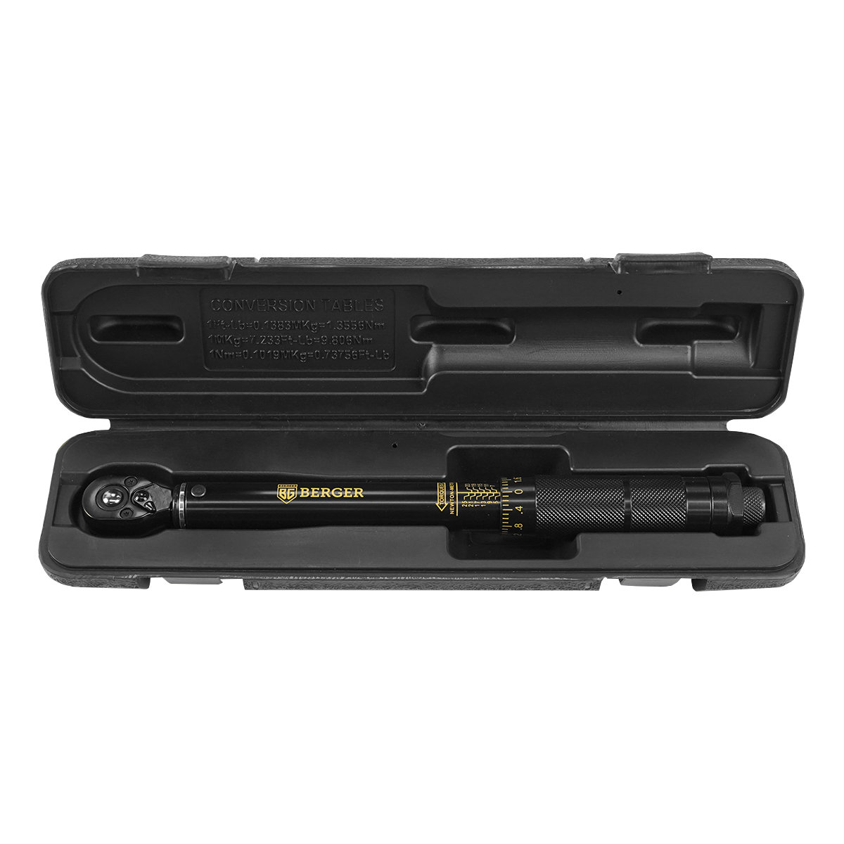 Ключ динамометрический щелчковый 1/4 5-25 Нм BERGER BG2155 (Правая-Левая резьба)