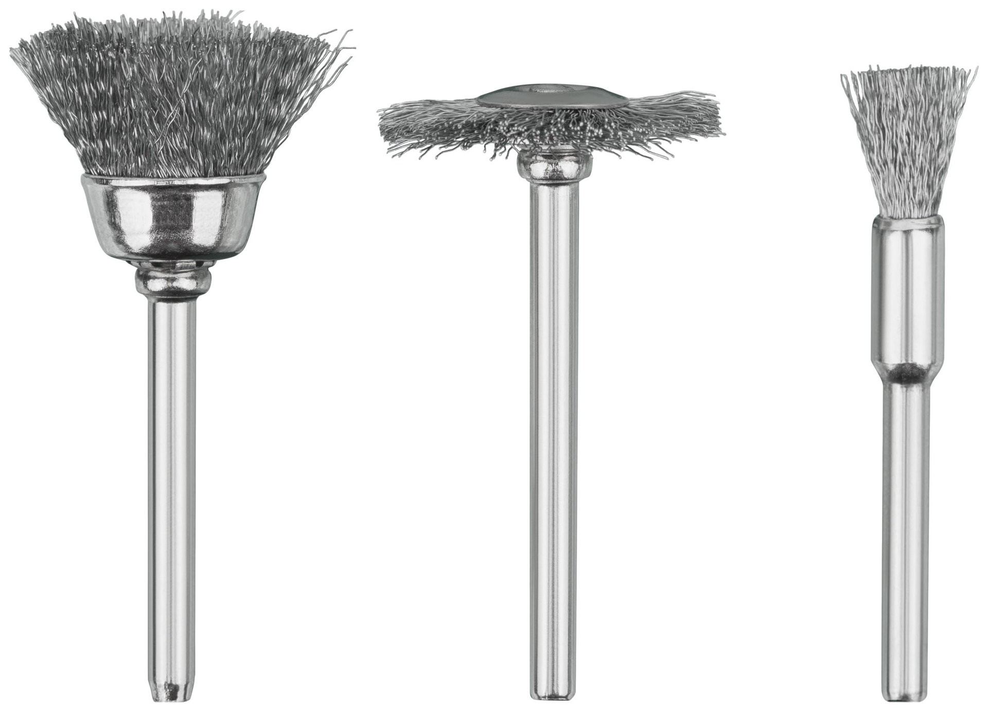 Корщетки стальные набор 3 шт (36903)