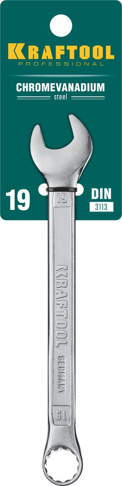 Ключ гаечный комбинированный 19 мм KRAFTOOL 27079-19