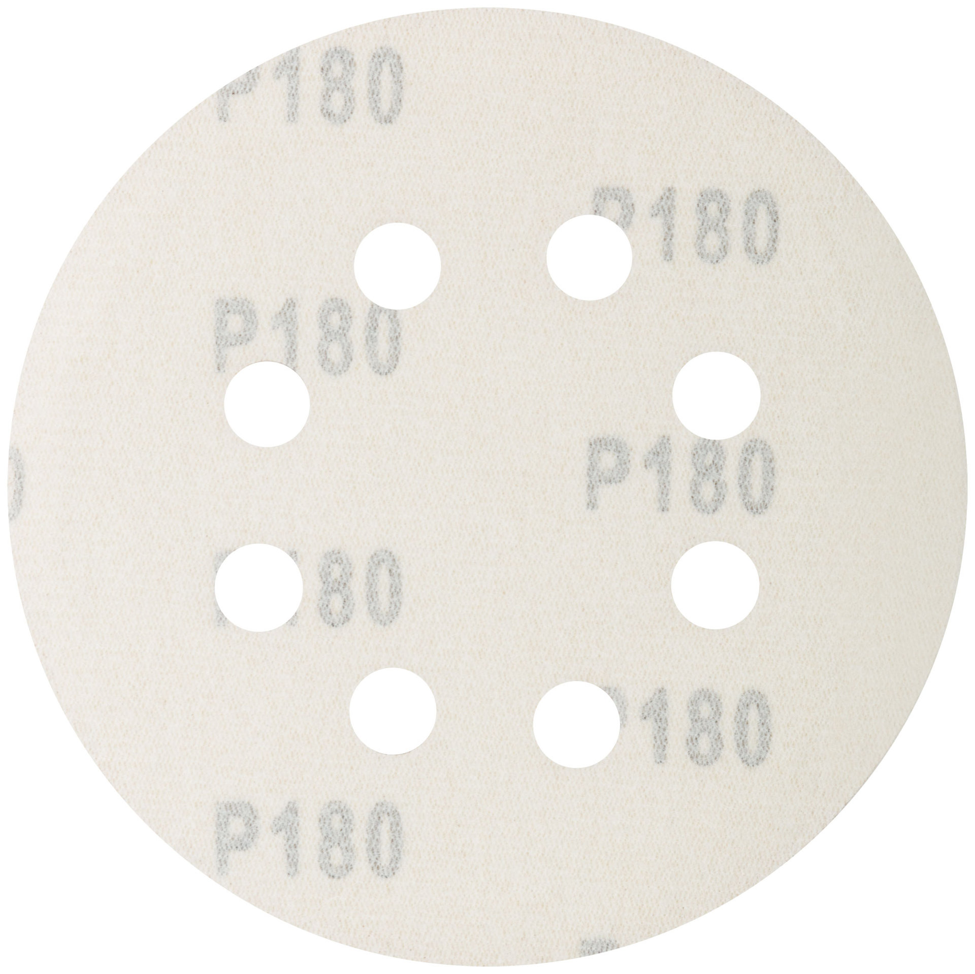 Круги абразивные шлифовальные перфорированные на ворсовой основе под липучку (Р180, 125 мм, 5шт.), CUTOP Profi (85-623)