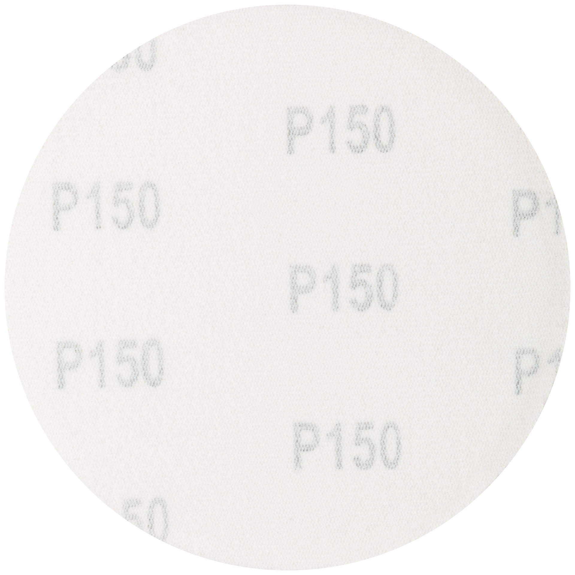 Круги шлифовальные сплошные (липучка), алюминий-оксидные, 125 мм, 5 шт. Р 150 (39777)