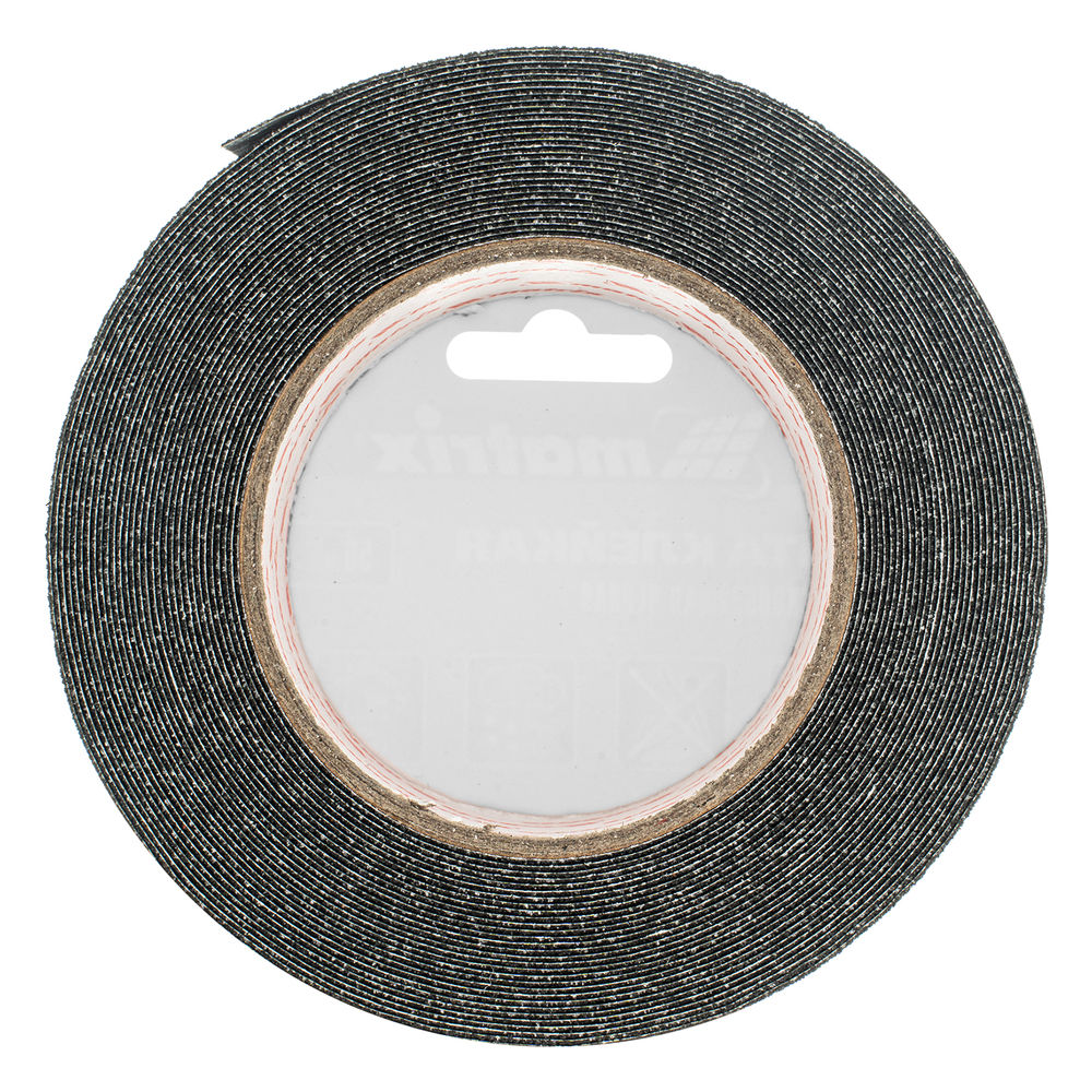 Лента клейкая противоскользящая, черная 50 мм x 10 м Matrix (88708)