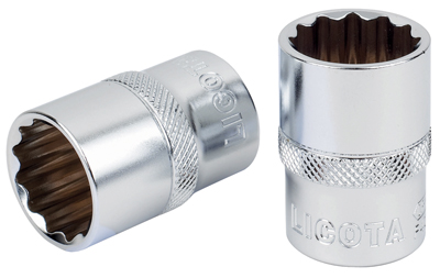Головка торцевая глубокая 12гр. 13 мм 1/2 Licota F4013L