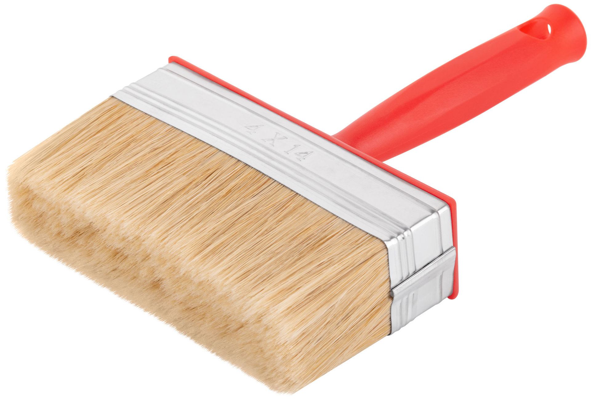 Макловица, 70%ПЭT/30% натур. щетина, нерж. обжим, красная пласт. ручка, 140 х 40 мм (30-0584)