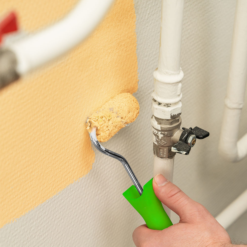 Мини-валик сменный Водные краски, 60 мм, ворс 12 мм, D 16 мм, D ручки 6 мм, полиэстер Сибртех (80581)