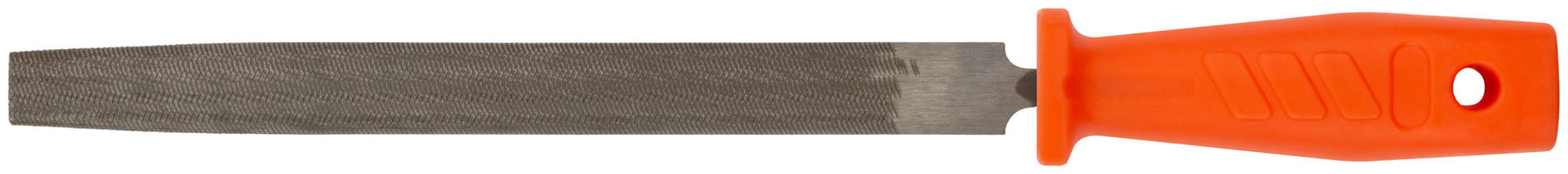 Напильник, пластиковая ручка, полукруглый 200 мм (42666)