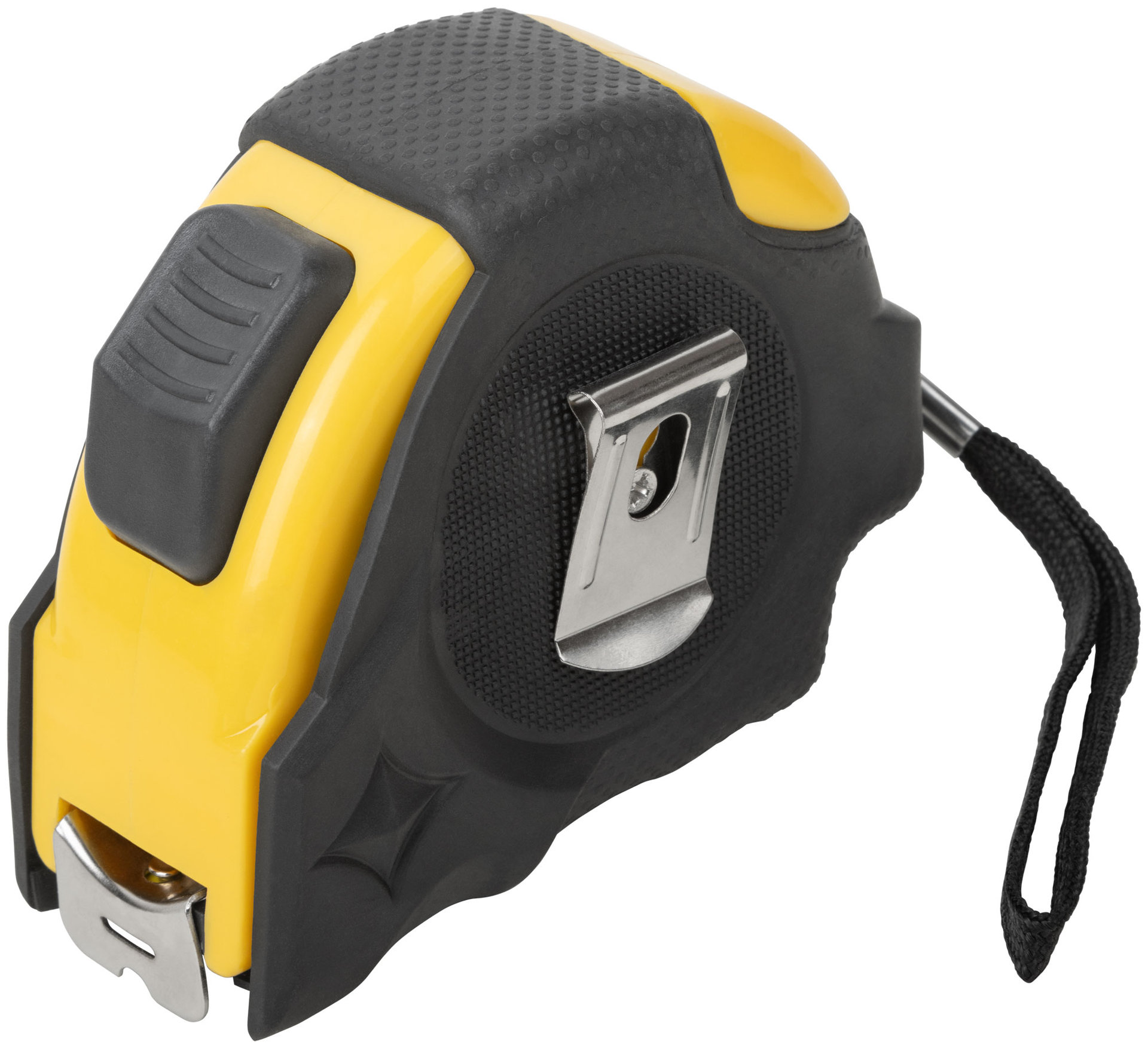 Рулетка Контур с автостопом, прорезиненный корпус 7,5 м x 25 мм