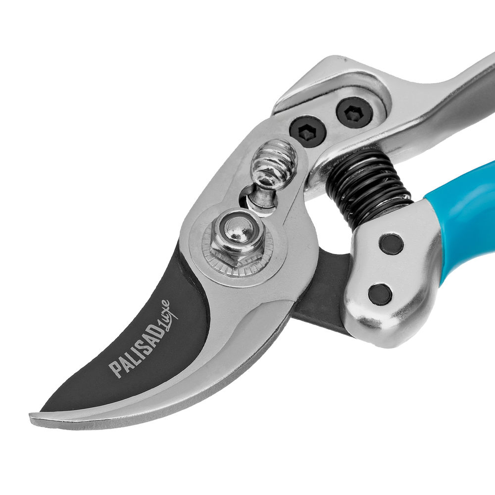 Секатор прямого реза, 170 мм, усиленный, нижняя рукоятка в ПВХ - оболочке, Luxe, Palisad (60529)
