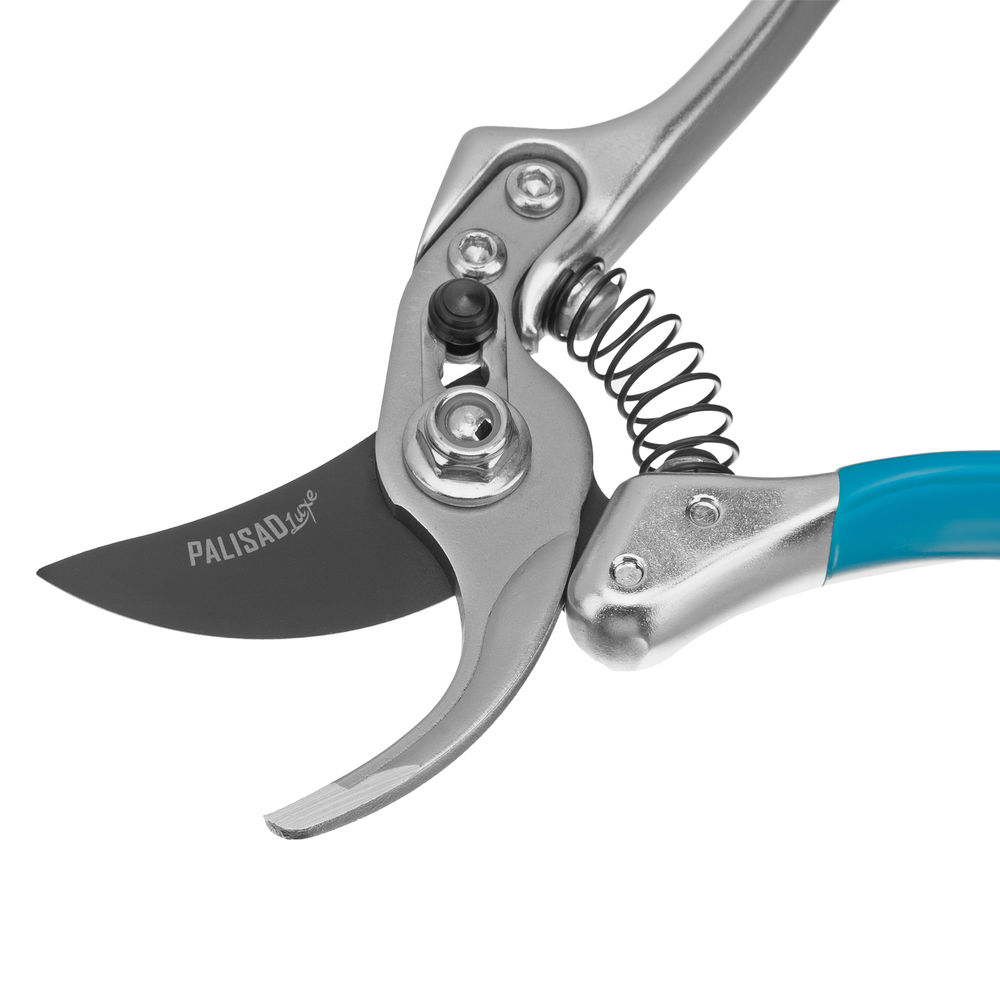 Секатор прямого реза, 210 мм, усиленный, нижняя рукоятка в ПВХ - оболочке, Luxe, Palisad (60501)