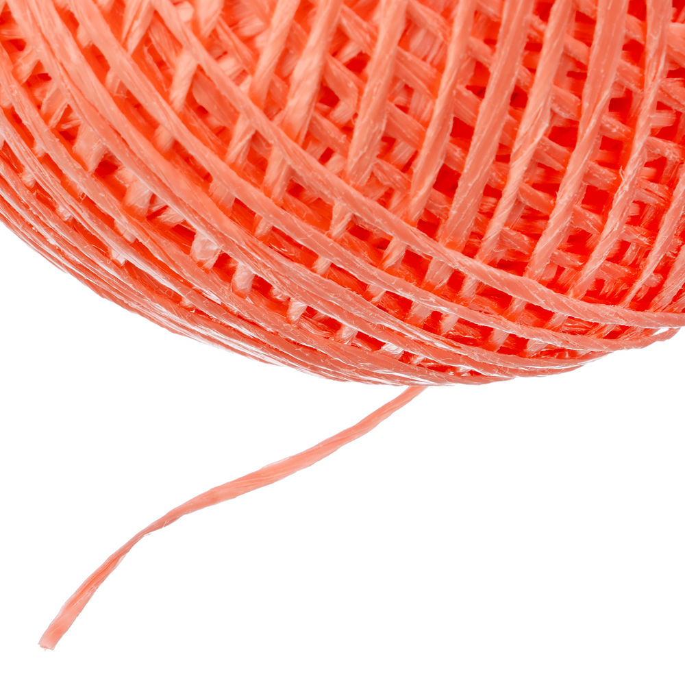 Шпагат полипропиленовый красный, 1.7 мм, L 400 м, Сибртех (93983)