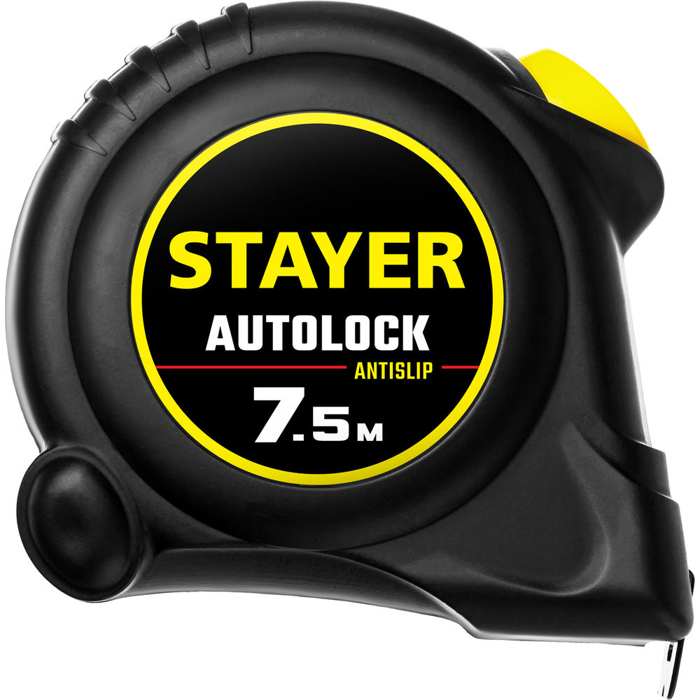 Рулетка с автостопом AutoLock 7.5 м х 25 мм STAYER 2-34126-07-25