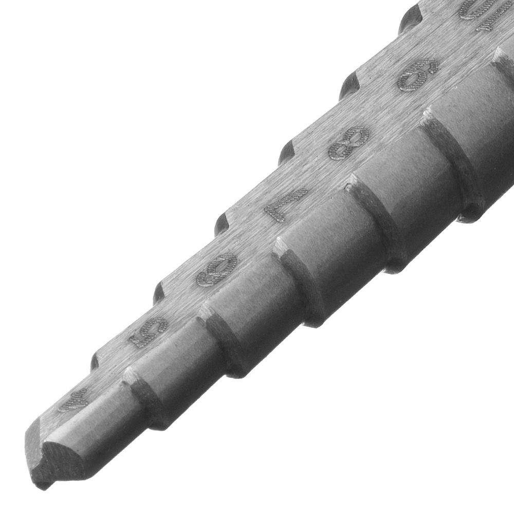 Сверло ступенчатое по металлу 4-5-6-7-8-9-10-11-12 мм, 4241 Сибртех (723011)