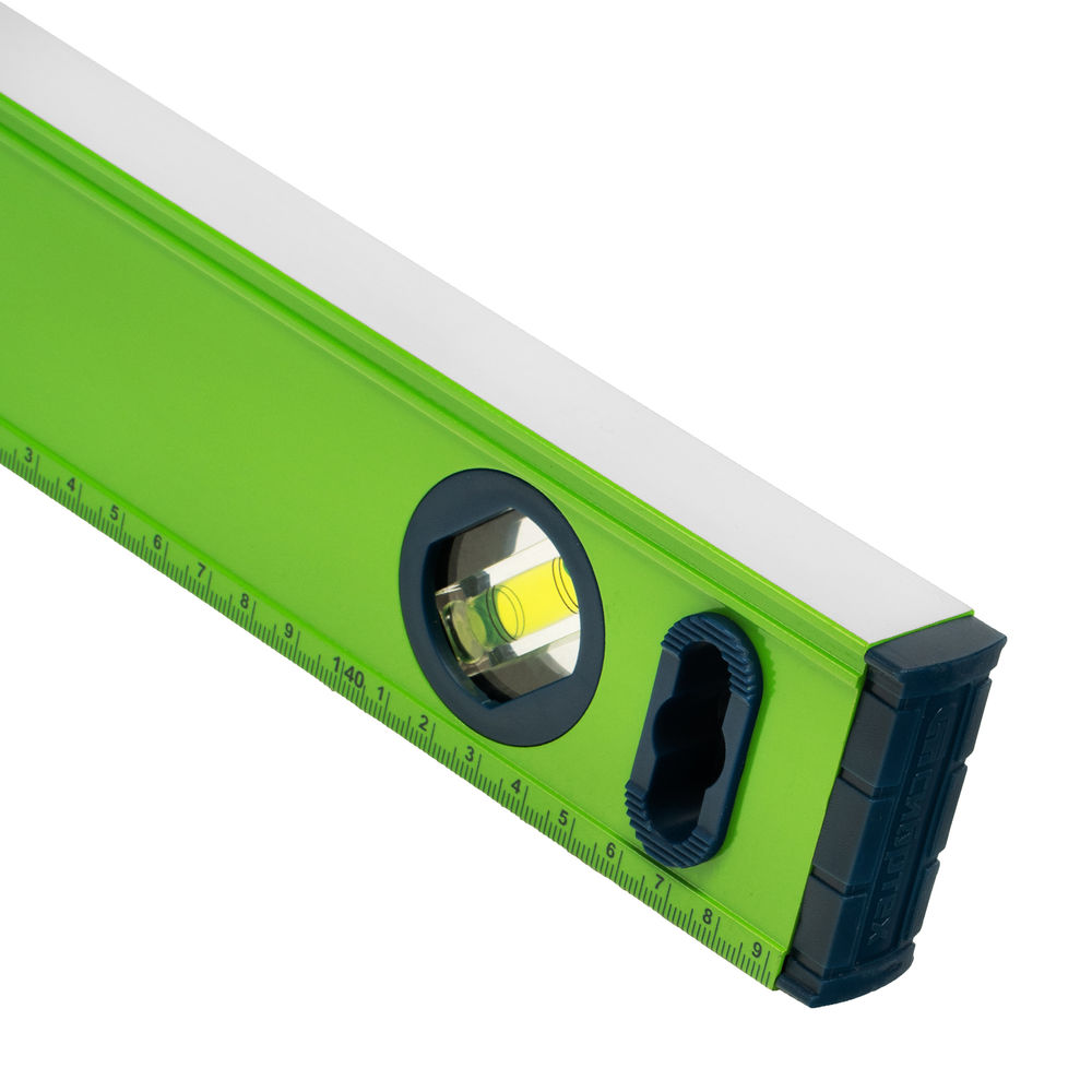 Уровень алюминиевый УСМ-0,5-1500, фрезерованный, 3 глазка, магнитный, рукоятки, 1500 мм Сибртех (34119)