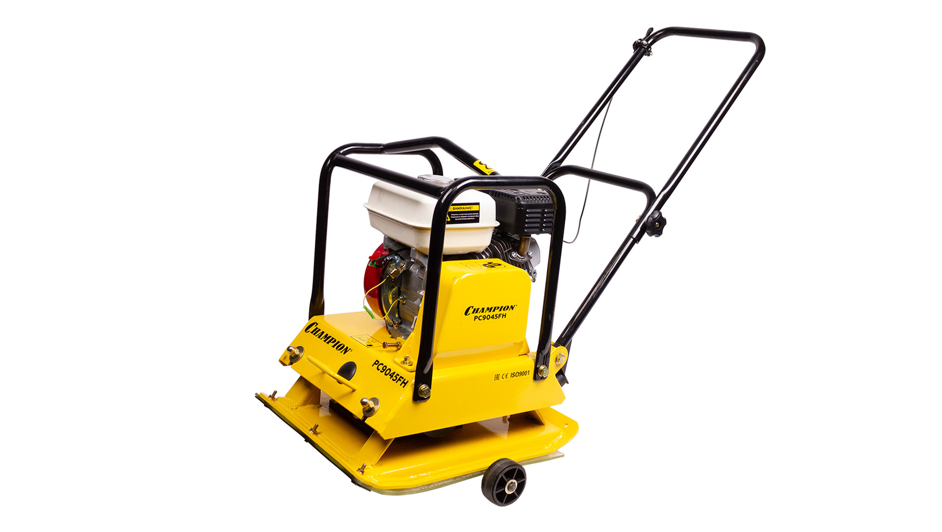 Виброплита бензиновая CHAMPION PC9045FH (PRO 90кг15кН50*45см30смHondaGX160 4кВт,кол рез.накл) (PC9045FH)