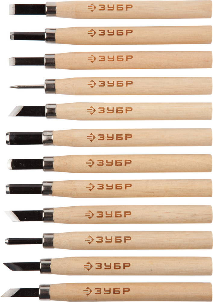 Набор резцов фигурных 12 предм Профессионал ЗУБР 18375-H12