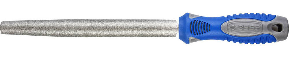 Напильник алмазный полукруглый 200 мм P 120 ЗУБР 33392-200-120