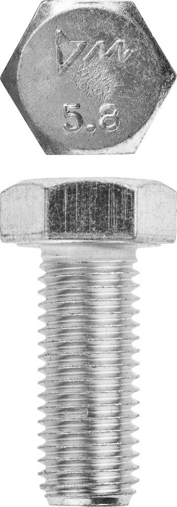 Болт M16 x 40 мм, кл. пр. 5.8, цинк, 5 кг, ГОСТ 7798-70 ЗУБР 303080-16-040