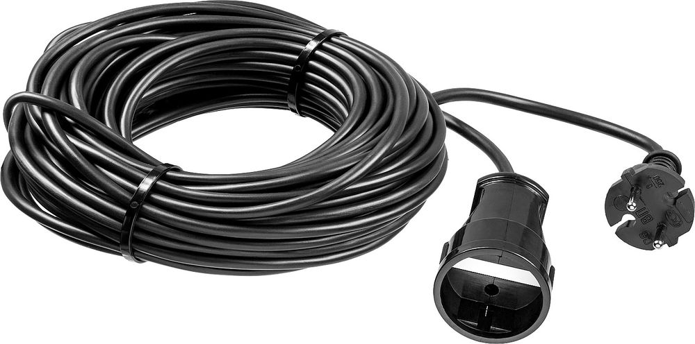 Удлинитель-шнур силовой ПВС 2 x 0.75 мм2 20 м 2200 Вт ЗУБР ПВС-207-Ш 55023-20