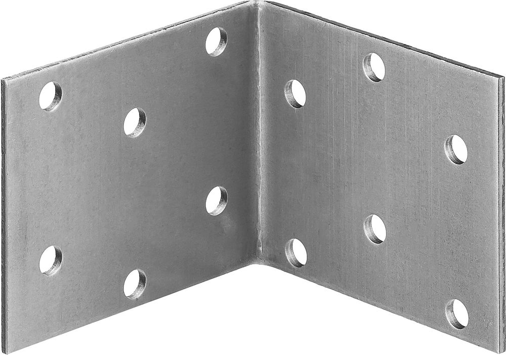 Равносторонний крепежный уголок 50 x 60 x 60 x 2 мм цинк ЗУБР УКР-2.0 310206-050-060