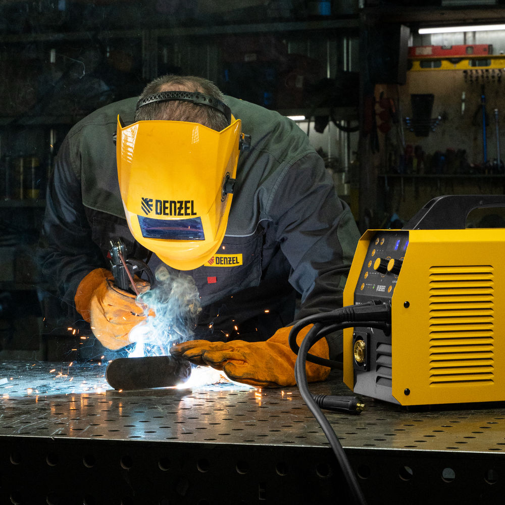 Аппарат инвертор. полуавтомат. cварки IMIG-200SP Pulse, 200 А, ПВ 60%, катушка 5 кг// Denzel (94362)