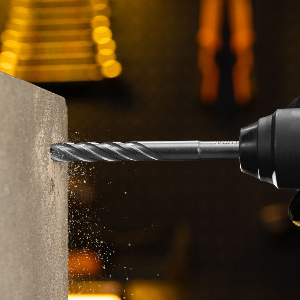 Бур по бетону, цельная крестовая пластина, 12x165 мм, SDS PLUS Denzel (705315)