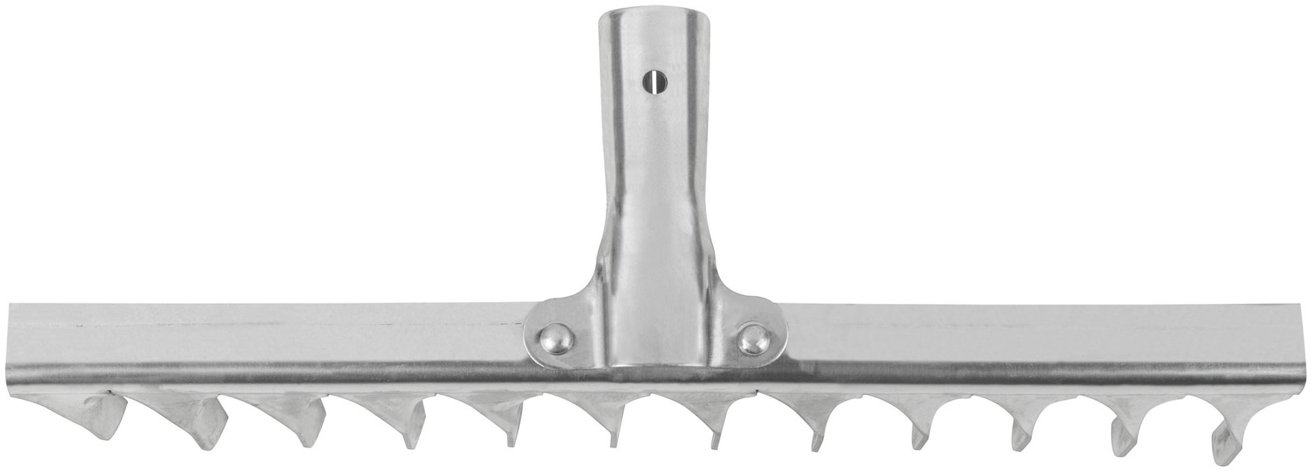 Грабли, витой зуб, нержавеющая сталь, 12 зубьев, без черенка (76981)