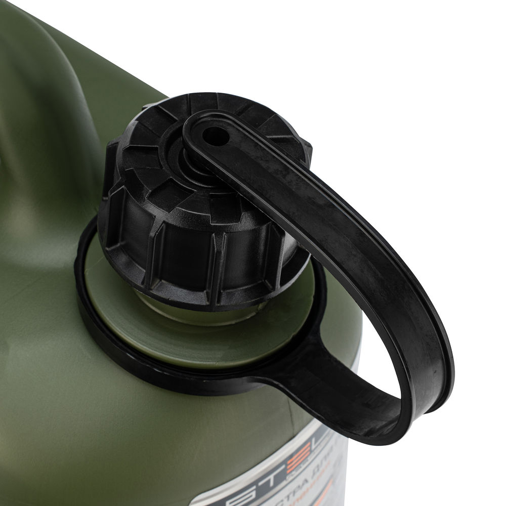 Канистра для ГСМ вертикальная 5 л, пластиковая, усиленная Stels (53124)