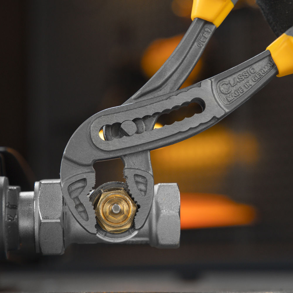 Клещи переставные, трехкомпонентные рукоятки 240 мм Denzel (17900)