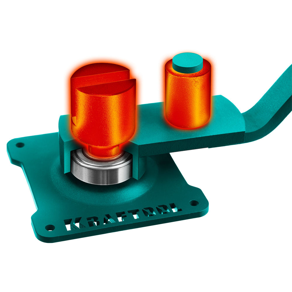 Ручной станок для гибки арматуры 12 E, острый гиб, на подшипнике KRAFTOOL 23303