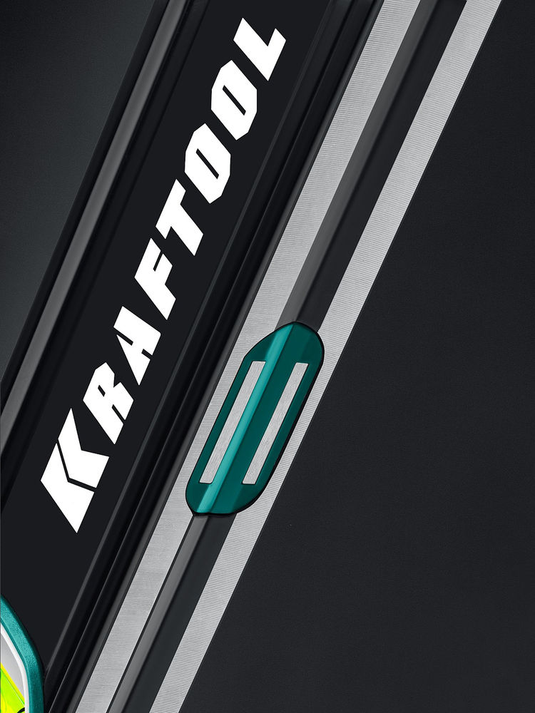 Сверхпрочный магнитный уровень A-RATE CONTROL, 400 мм, точность 0.3 мм/м, с зеркальным глазком KRAFTOOL 34988-40