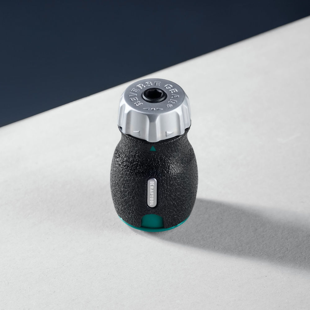 Набор: реверсивная отвертка с битами 6 шт EXTREM Kompakt KRAFTOOL 25877