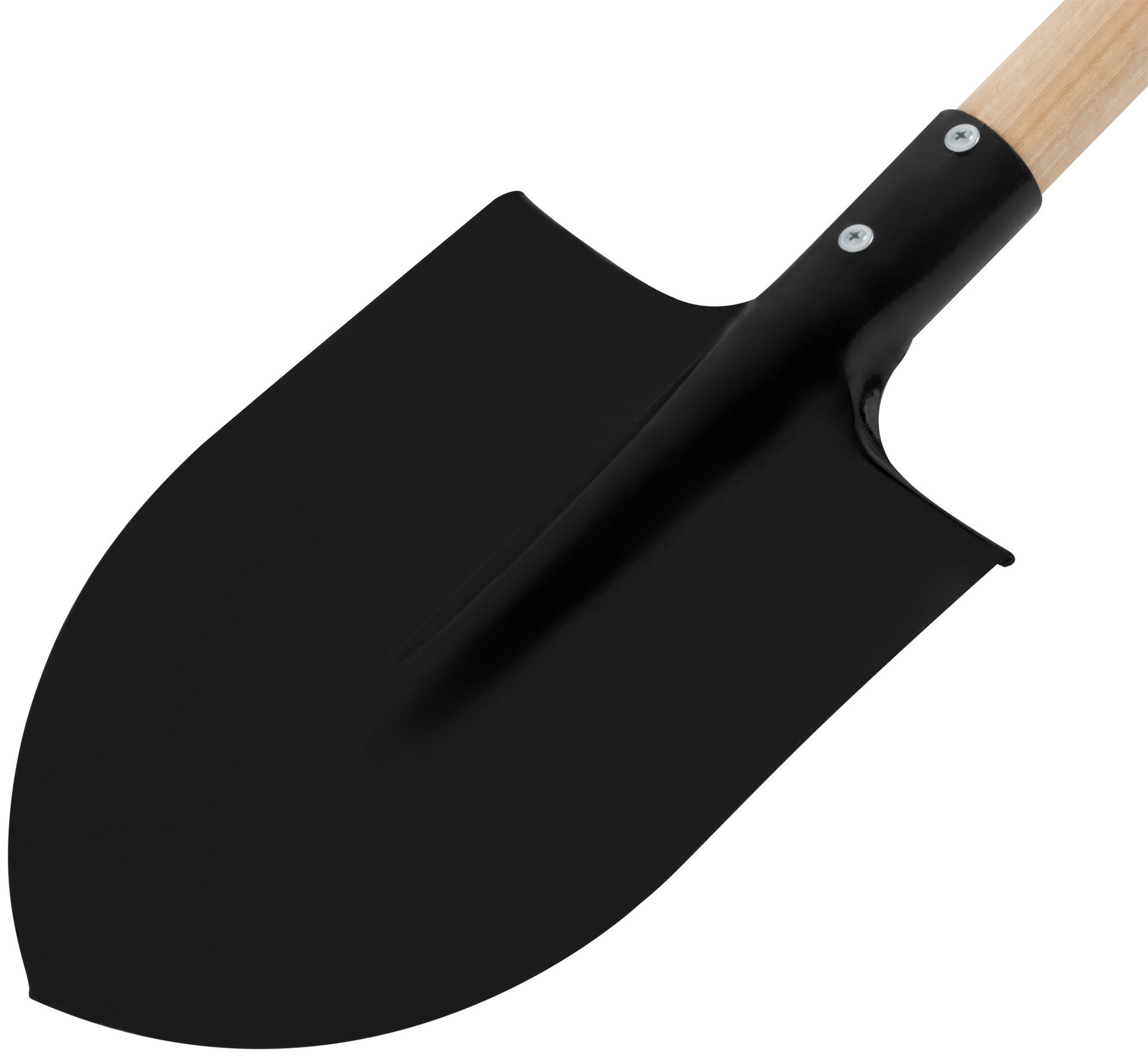 Лопата штыковая с деревянным черенком и V-ручкой 210х280х1245 мм (77210)