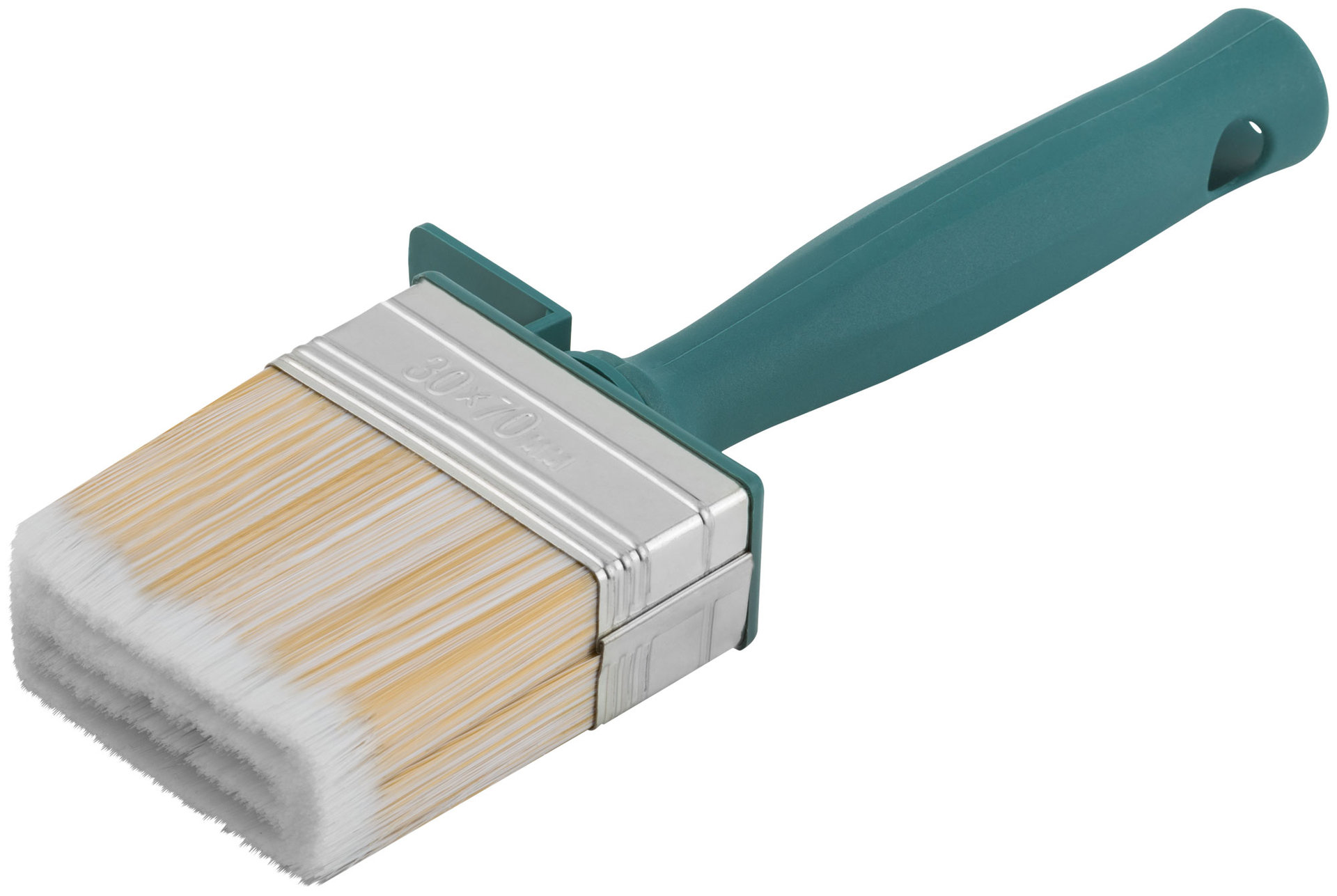 Макловица, искусственная светлая щетина, пластиковый корпус, полая ручка, мини 30 х 70 мм (01636)