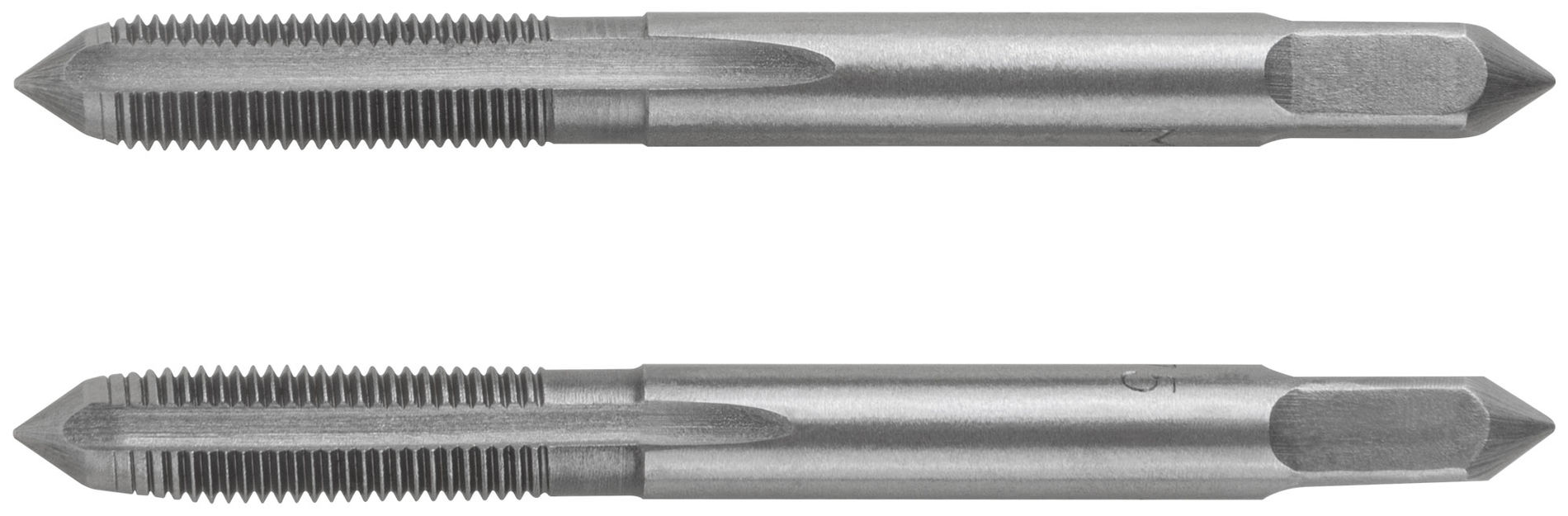 Метчики метрические, легированная сталь, набор 2 шт. М6х0,75 мм (70839)