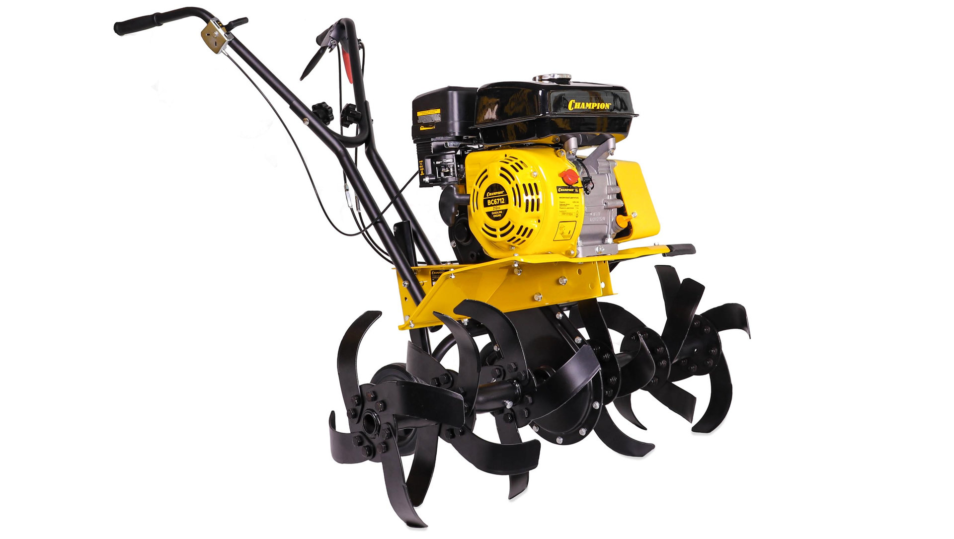 Мотокультиватор Champion ВC 6712 (7лс 1F/1R 30-55-85см 33см 3,6л 50кг) (BC6712)