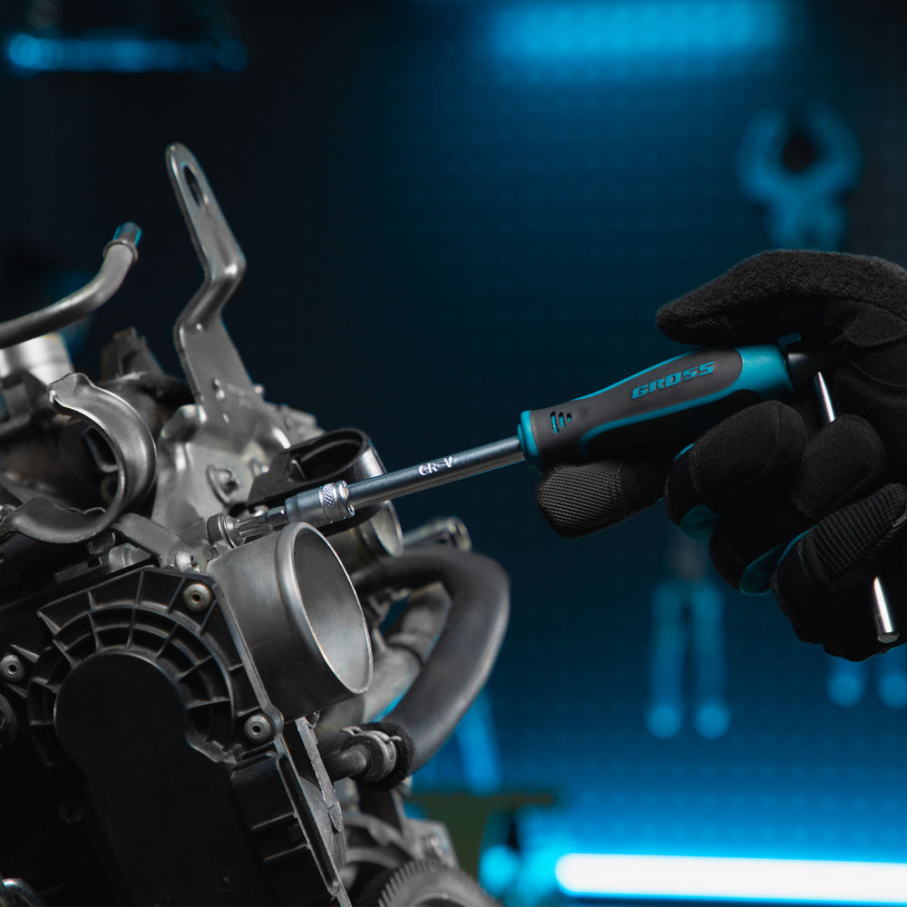 Набор инструментов, 1/2, 3/8, 1/4, CrV, 120 зубьев, 216 предметов Gross