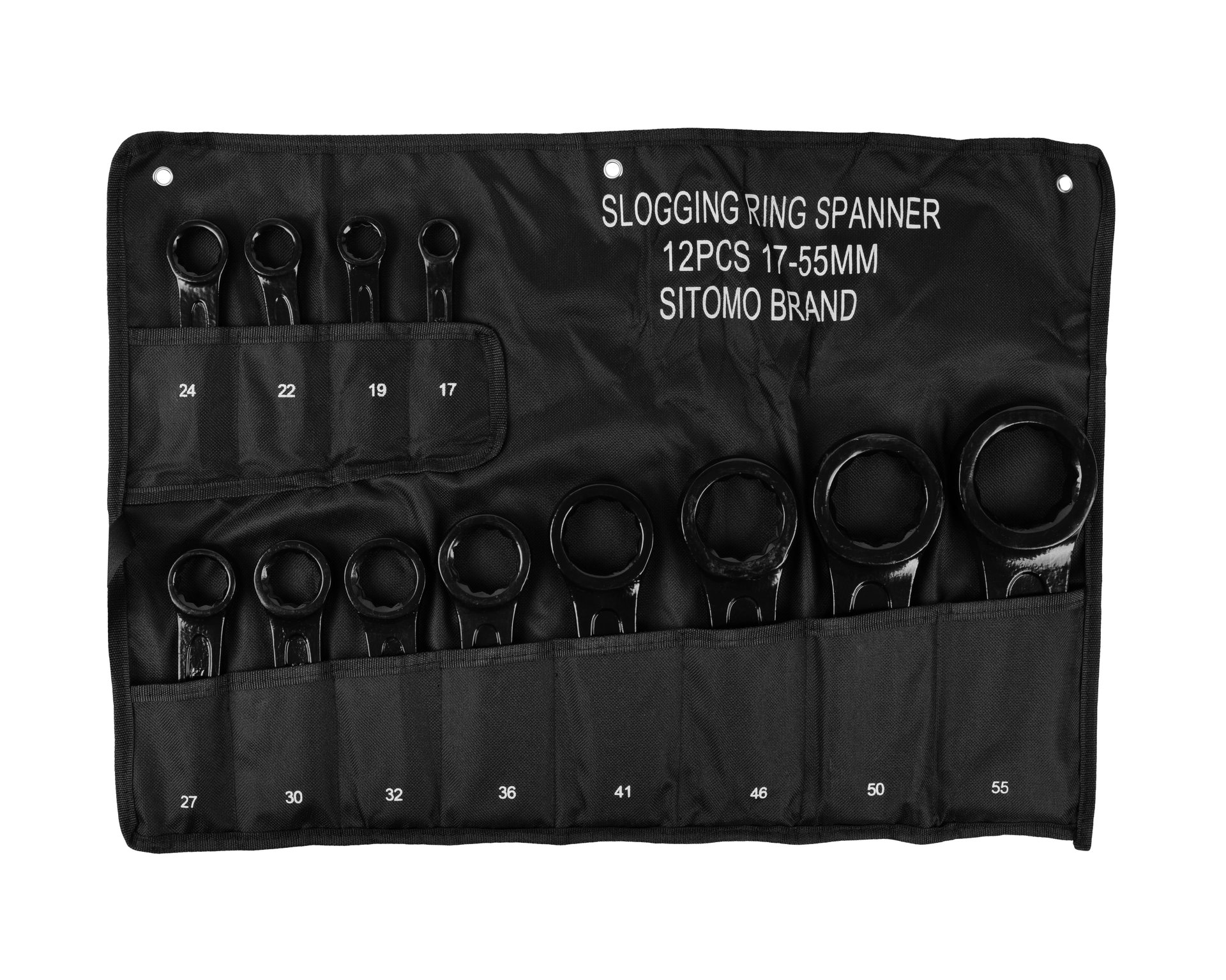 Набор ключей накидн. ударных 12 шт. (17-55) SITOMO