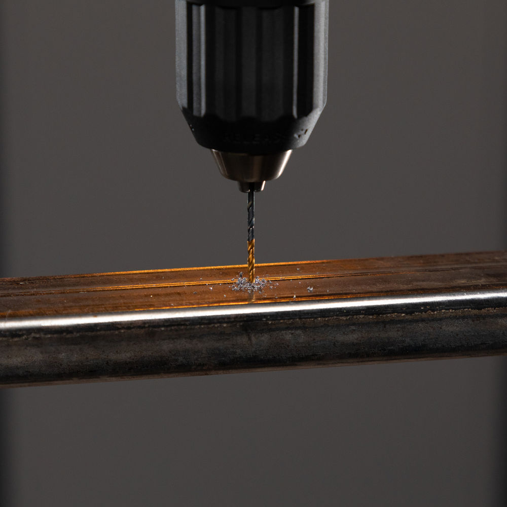 Набор сверл по металлу, 2-3-4-5-6-8 мм, HSS-Tin, Golden Tip, 6 шт Denzel (72300)