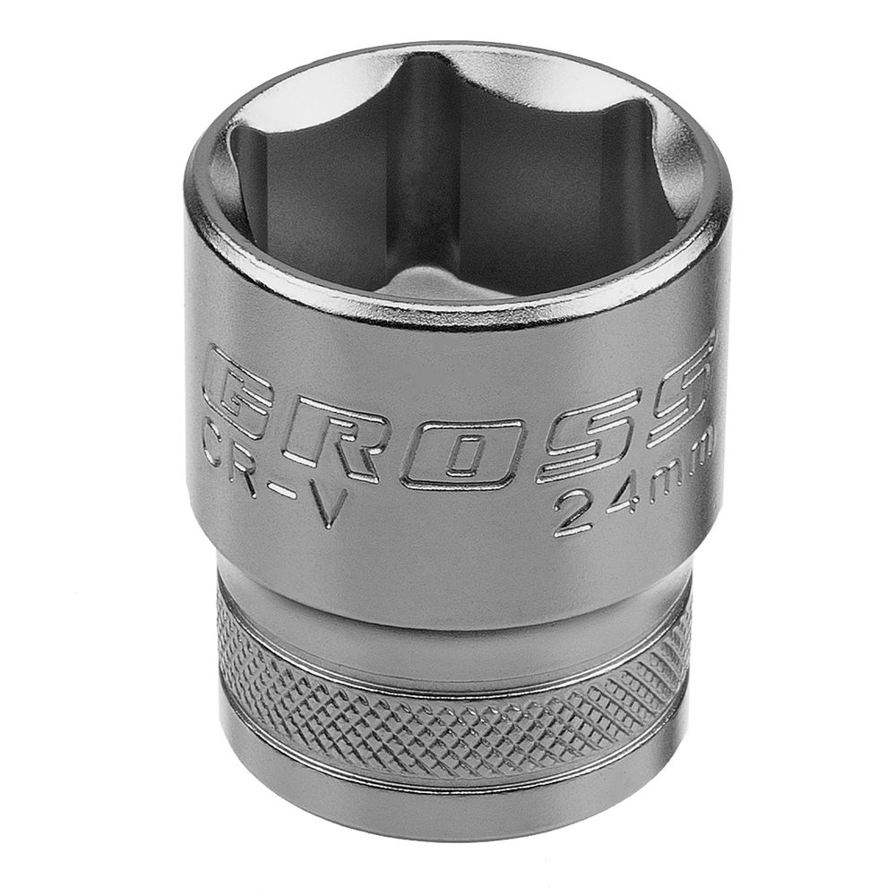 Набор торцевых головок, трещотка 120 зубьев, 1/2, 1/4, CrV, 41 предмет Gross