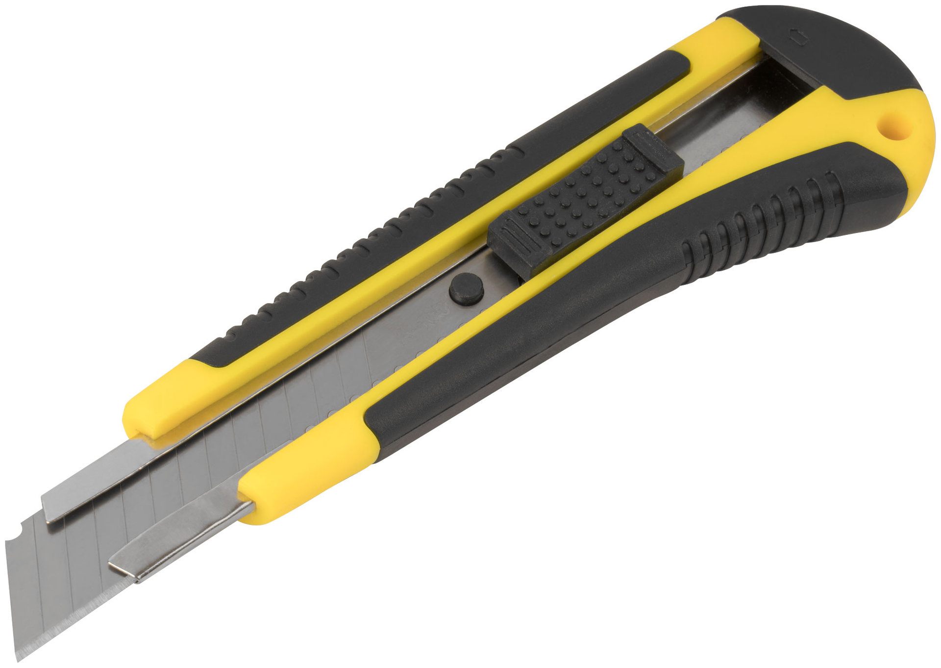 Нож технический Контур 18 мм усиленный, прорезиненный, лезвие 14 сегментов (10173)